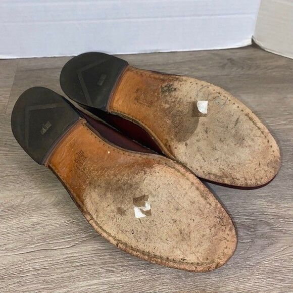 Allen Edmonds Penny Loafers Danbury Dress Shoes Oxblood Burgundy Mens 10.5 D - Picture 7 of 8